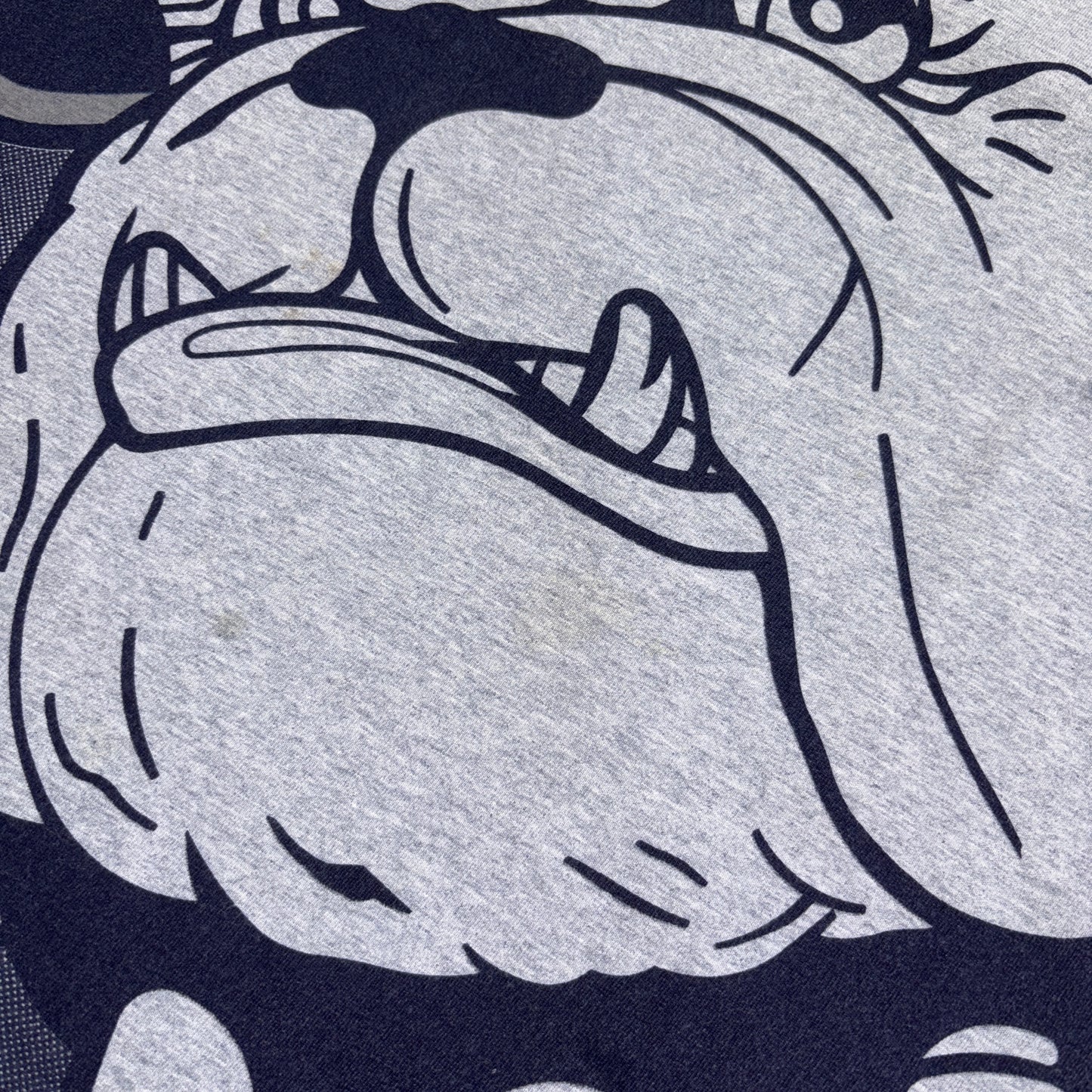 Vintage Georgetown Bulldogs Grey 90s Graphic T-Shirt - L
