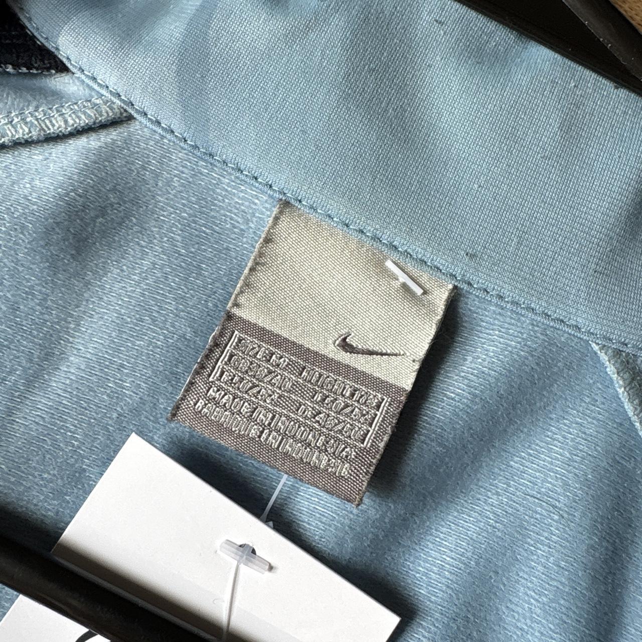 Vintage Nike Y2K Blue Track Jacket - M