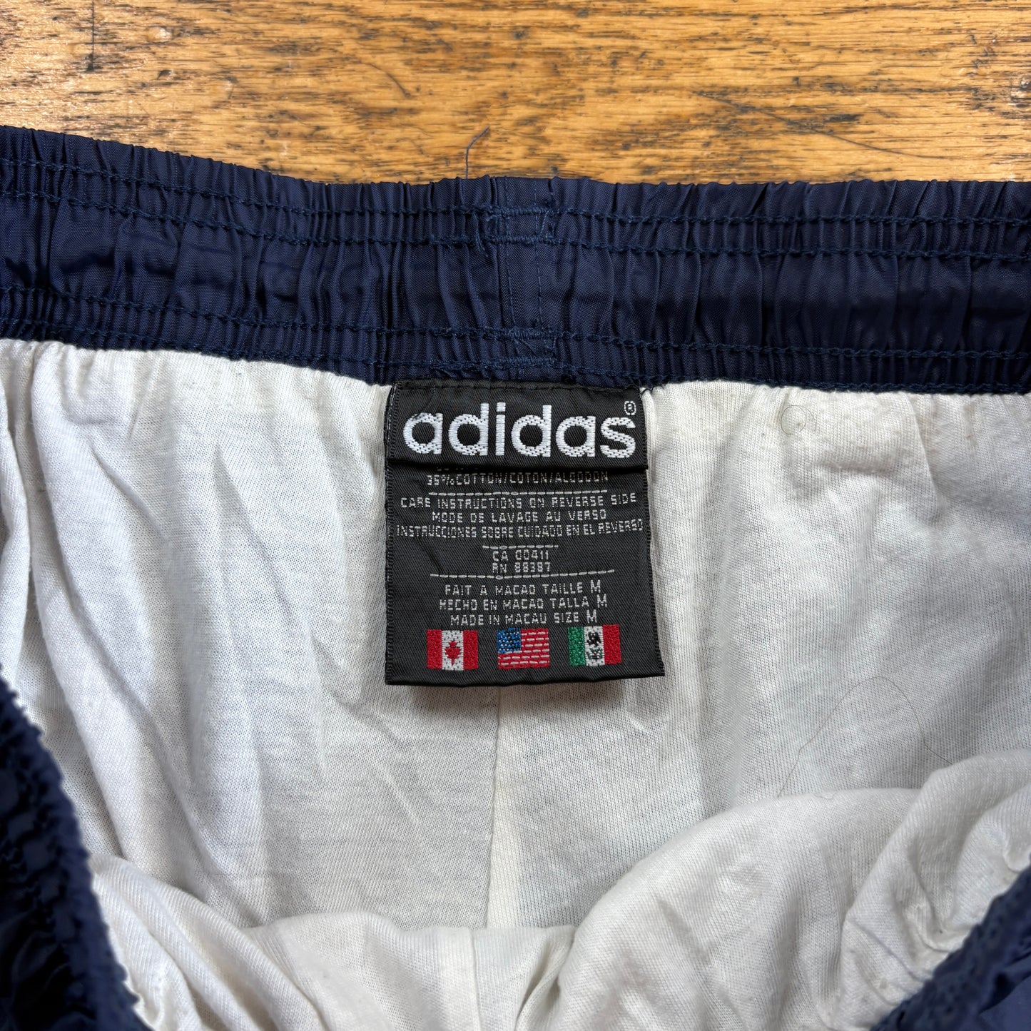 Vintage Adidas Navy Baggy Tracksuit Sweatpants Track Pants Bottoms - M