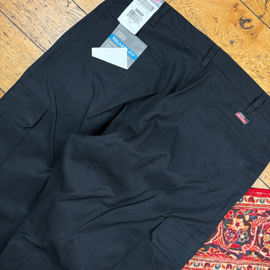 Vintage Dickies 874 Black Baggy Skate Chino Trousers - 38