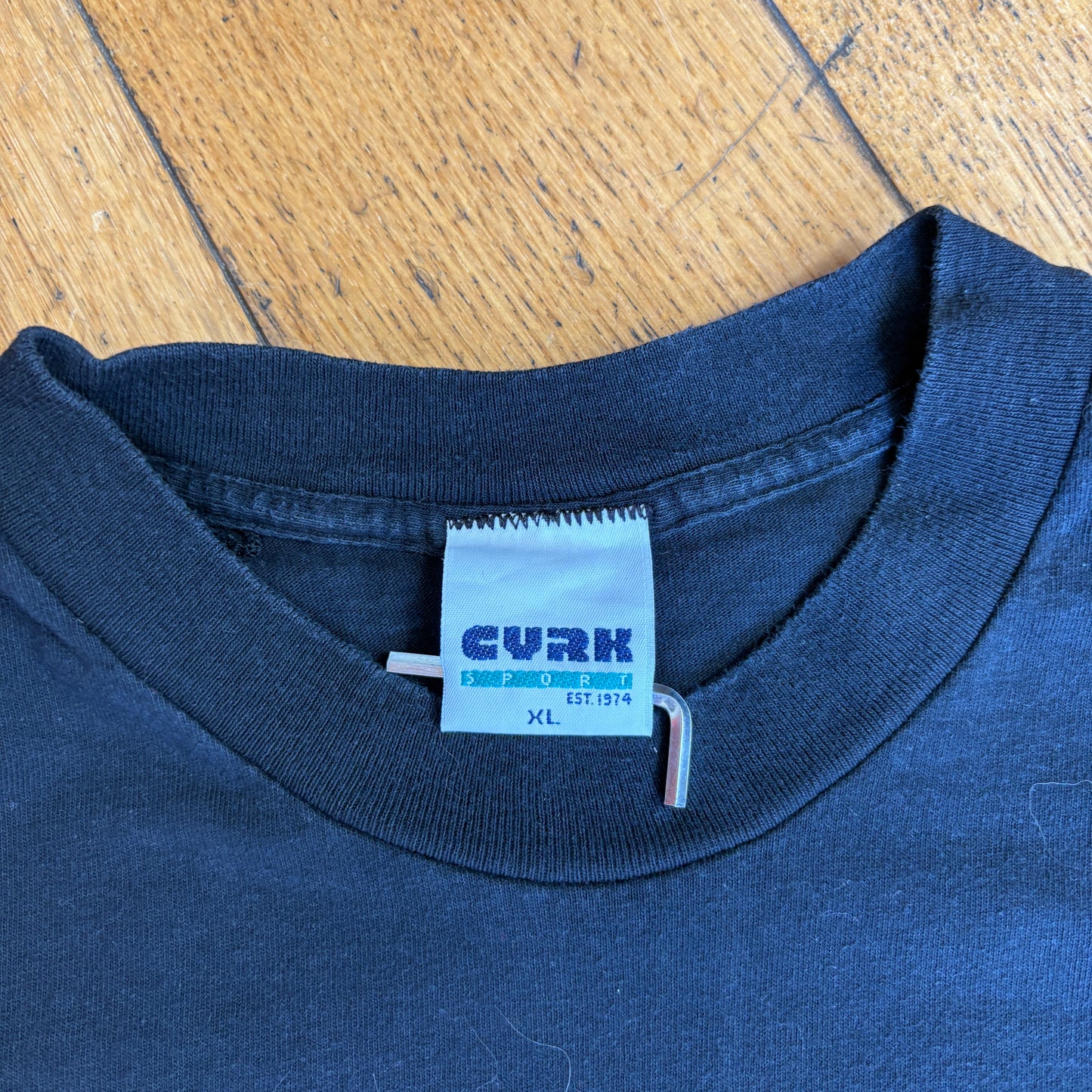 Vintage 90s VO2 Max Black Single Stitch Graphic T-Shirt - XL