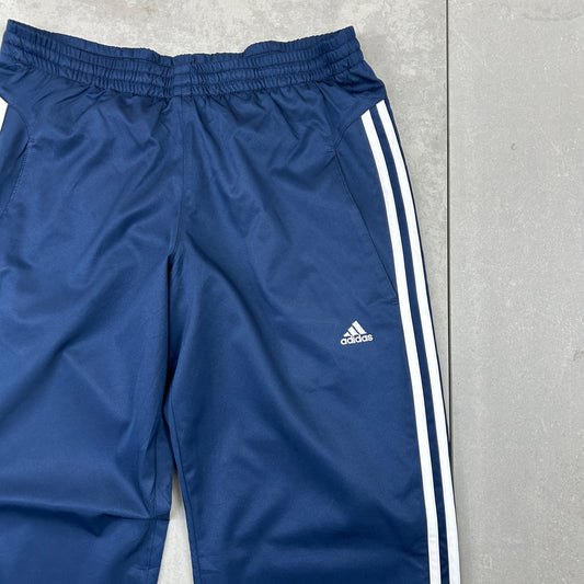 Vintage Adidas Navy Baggy Tracksuit Sweatpants Track Pants Bottoms - M