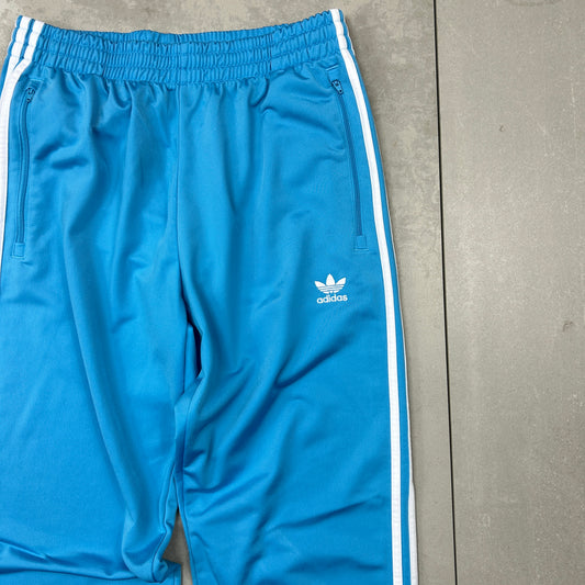 Vintage Adidas Blue Baggy Tracksuit Sweatpants Track Pants Bottoms - S