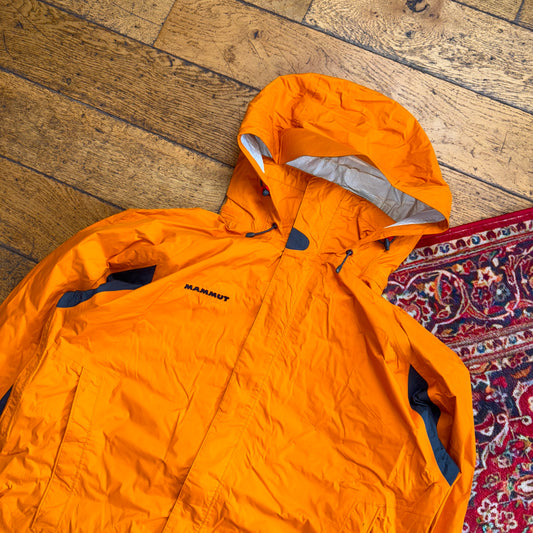 Vintage Mammut Hiking Waterproof Gorpcore Orange Jacket Coat - L