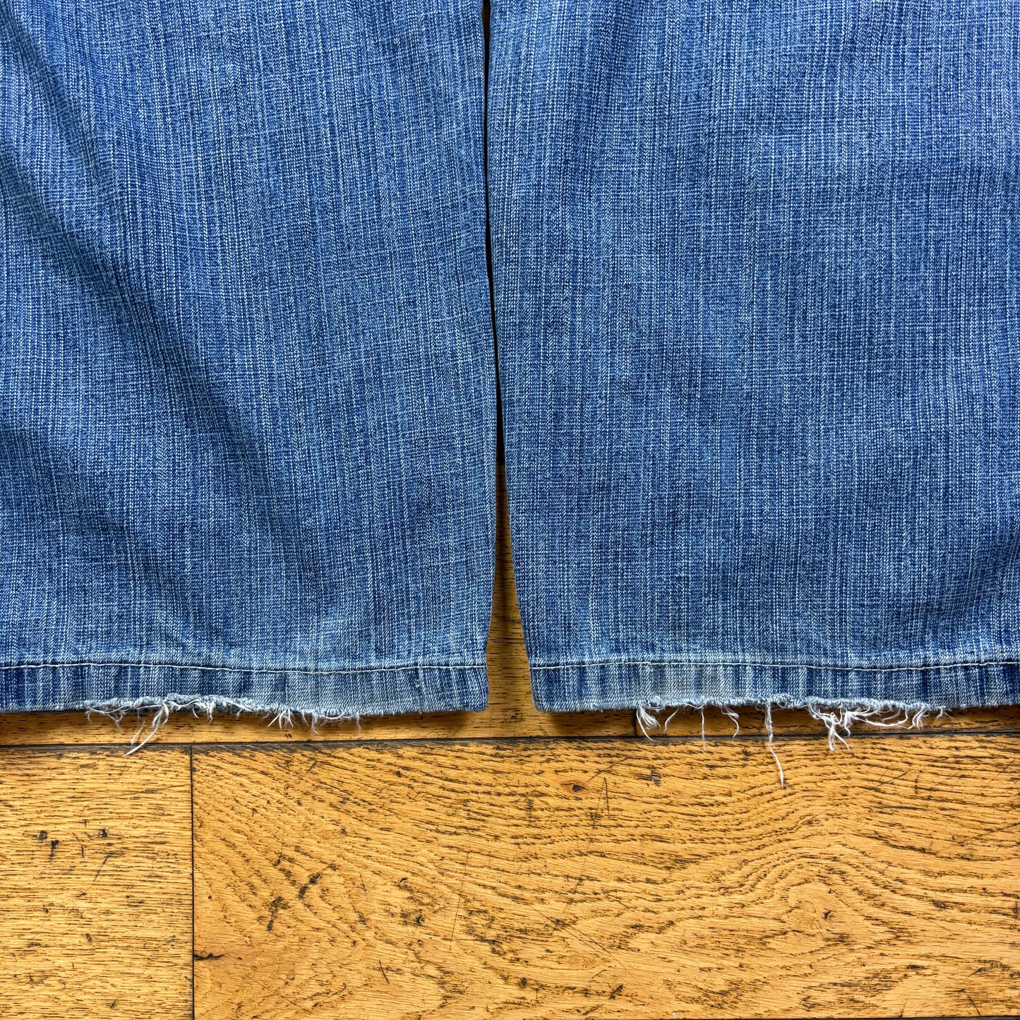 Vintage Southpole Blue Embroidered Y2K Hip Hop Baggy Jeans - 36