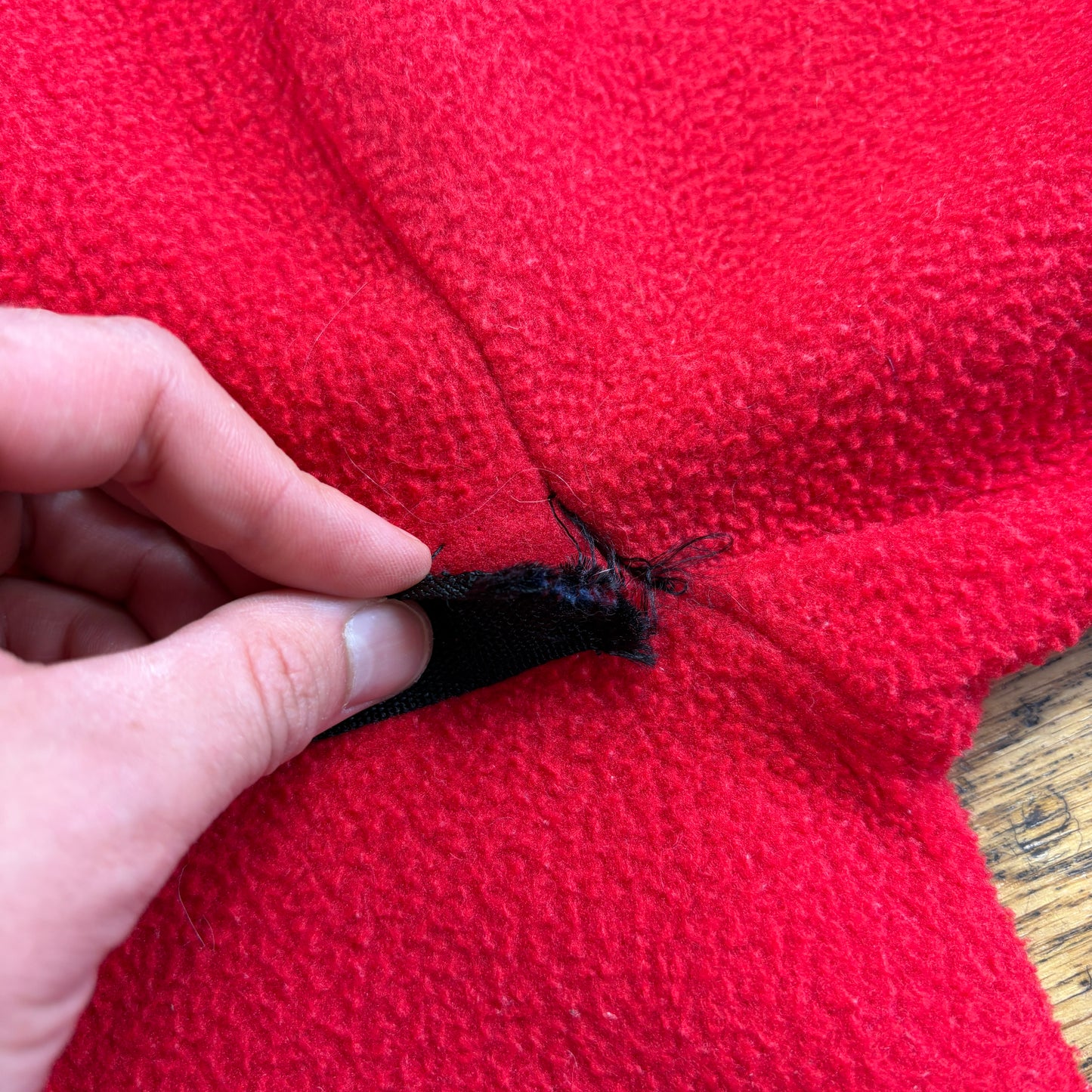 Vintage Ralph Lauren Polo Jeans Co Red Fleece Sweatshirt - XS