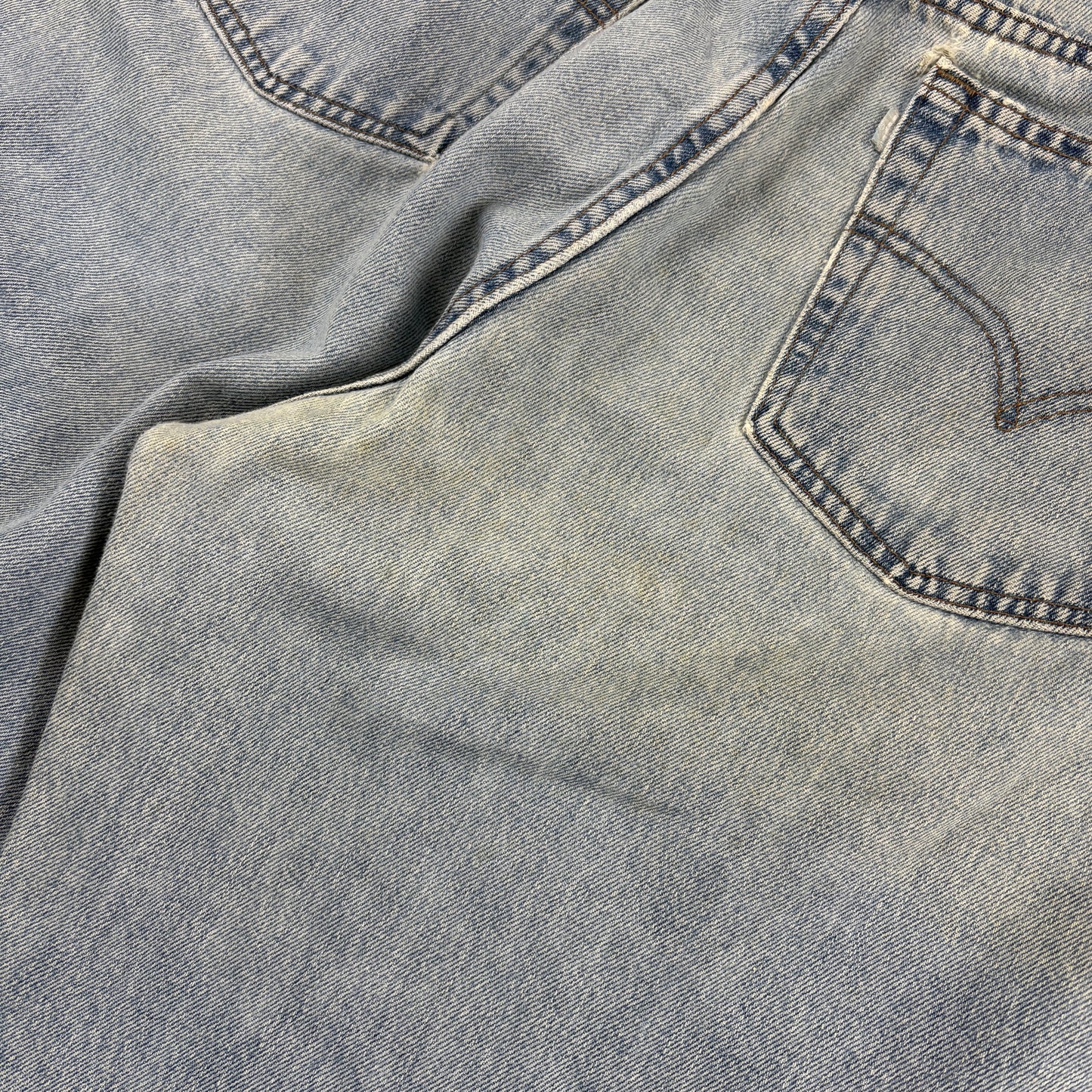 Vintage Levis Silver Tabs 1997 Blue Hip Hop Baggy Jeans - 38