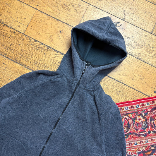 Vintage Oakley Grey Hoodie Sweatshirt - XS