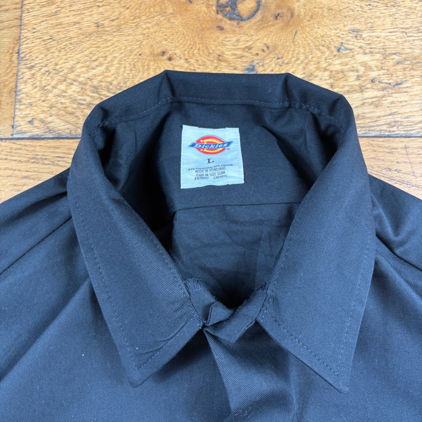 Vintage Dickies Black Embroidered Shirt - L