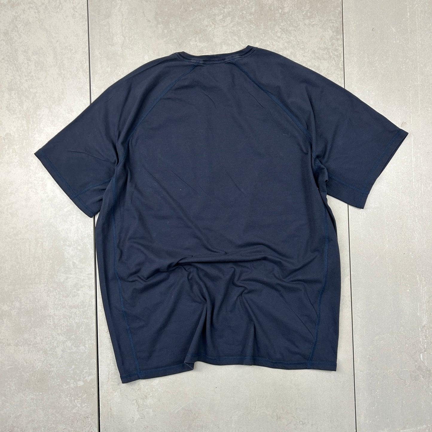 Vintage Carhartt Force Pocket Logo Navy T-Shirt - XL