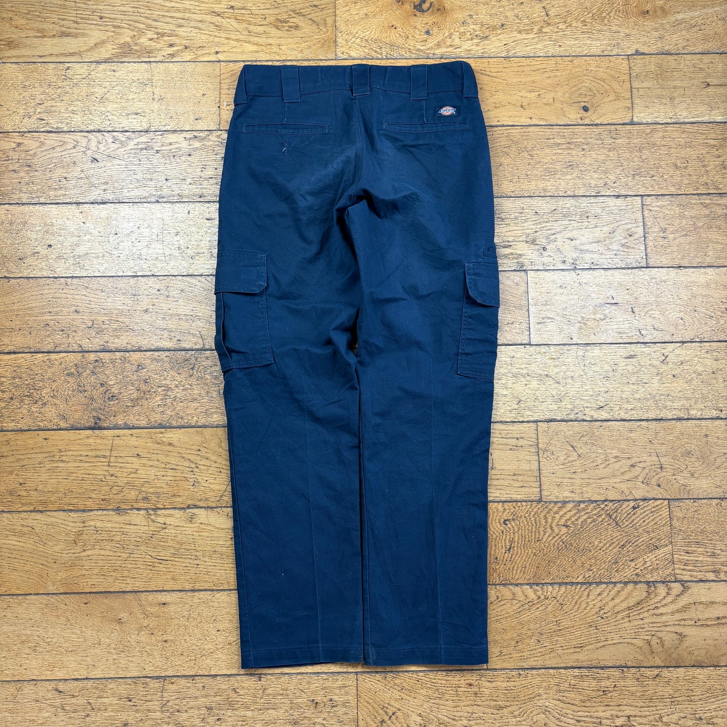 Vintage Dickies 874 Navy Cargo Skate Trousers - 32