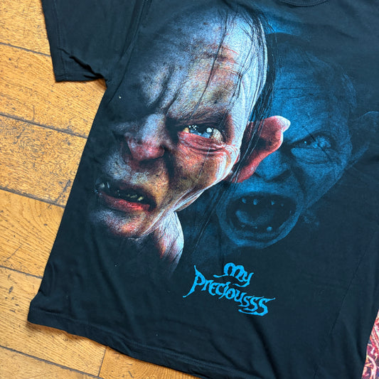 Vintage Lord Of The Rings Black Gollum Graphic T-Shirt - S