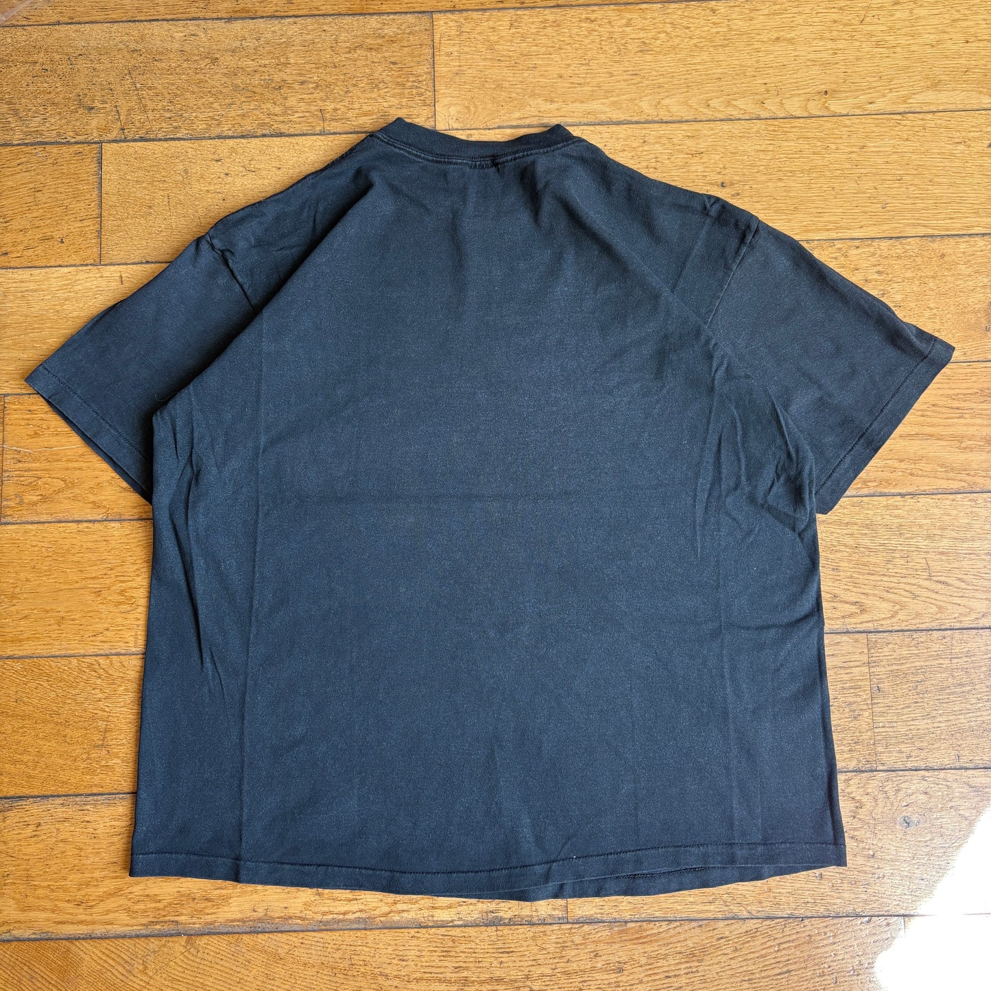 Vintage 90s New York Single Stitch Black Graphic T-Shirt - XL