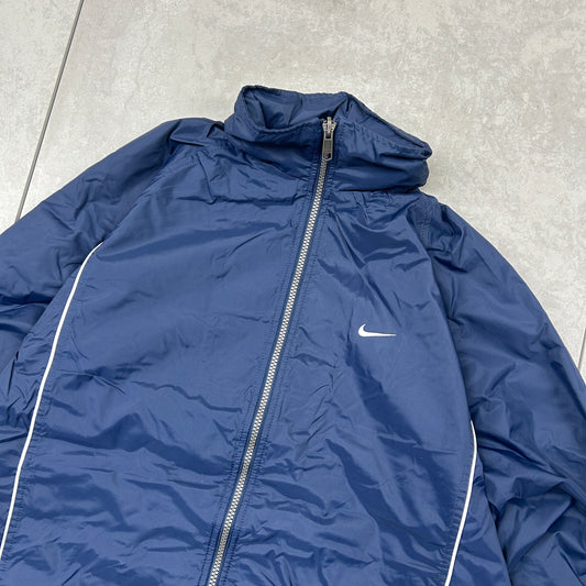 Vintage Nike Navy Tracksuit Track Shell Windbreaker Jacket - L