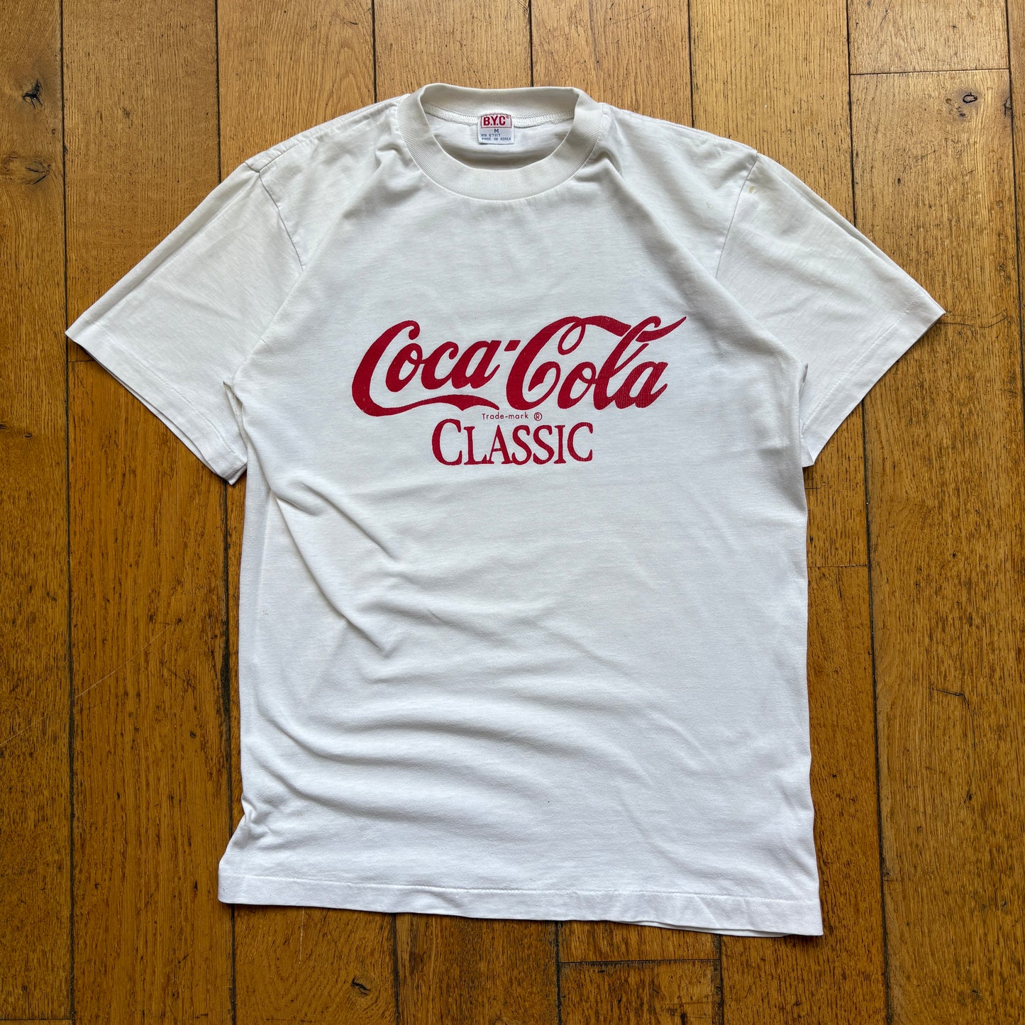 Vintage 90s Coca Cola Single Stitch White Graphic T-Shirt -XS