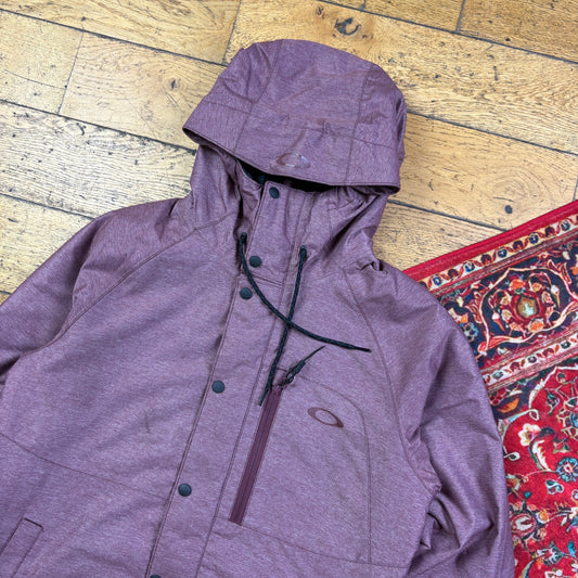 Oakley Womens Purple Burgundy Insulated Jacket - M