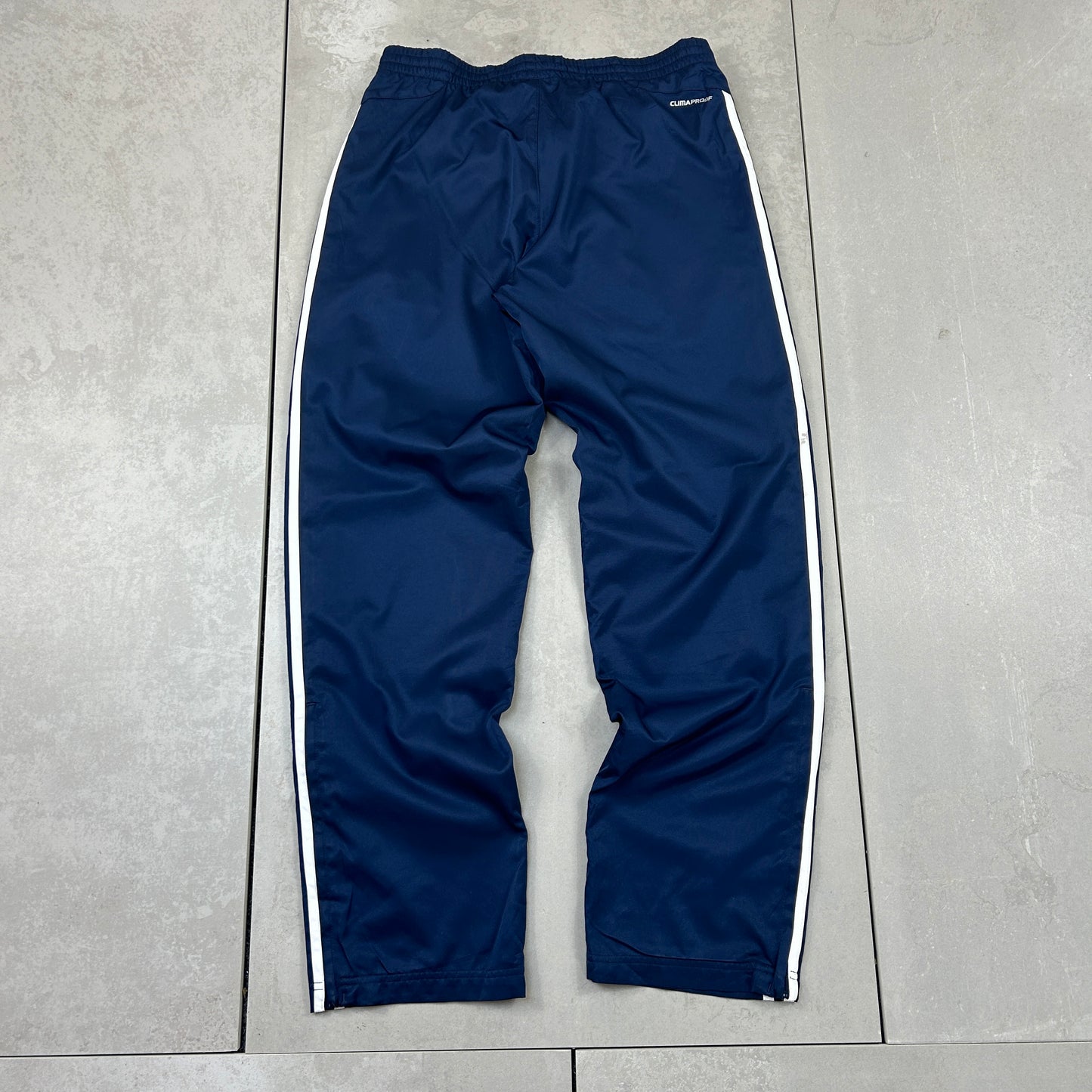 Vintage Adidas Navy Baggy Tracksuit Sweatpants Track Pants Bottoms - M
