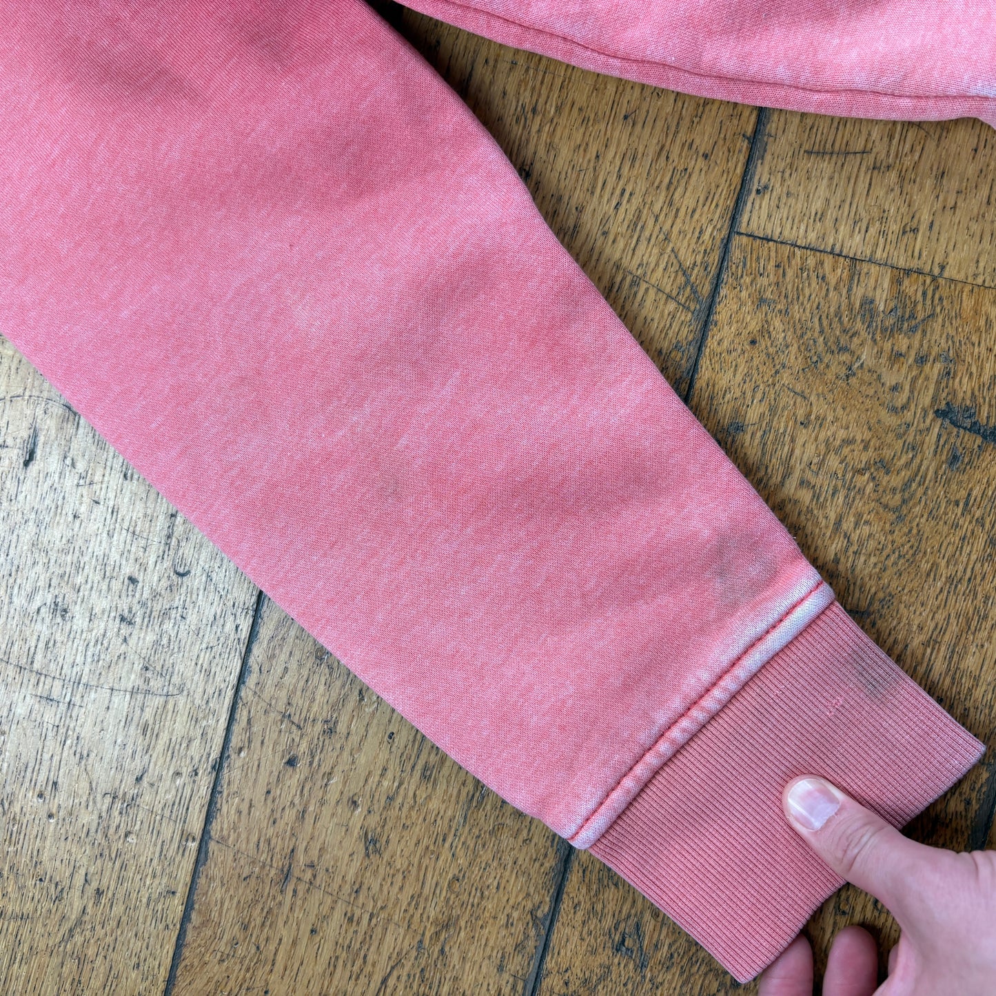 Vintage Carhartt Pink Womens Hoodie Sweatshirt - L
