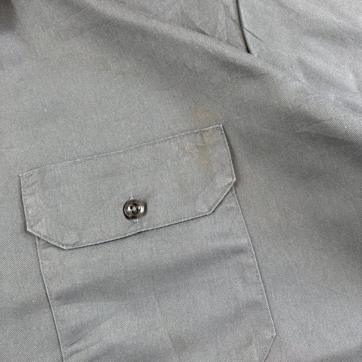 Vintage Dickies Grey Short Sleeve Workwear Shirt - XL