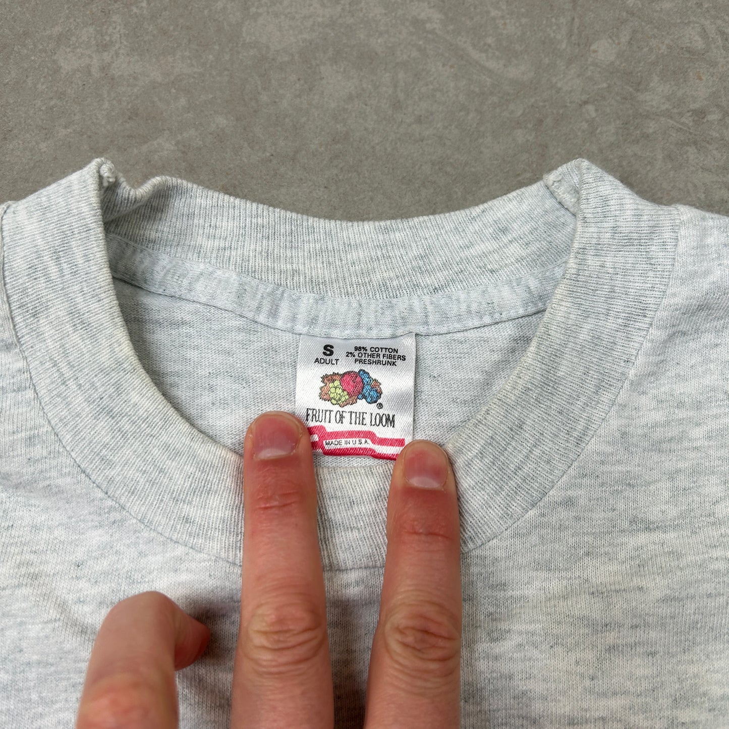 Vintage 90s Single Stitch Motorcycle Motorbike Graphic Grey T-Shirt - XS