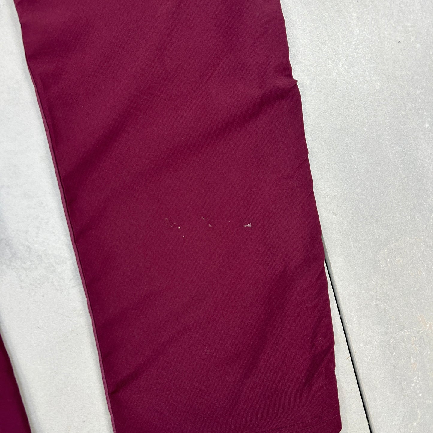 Vintage Adidas Burgundy Baggy Tracksuit Sweatpants Track Pants Bottoms - S