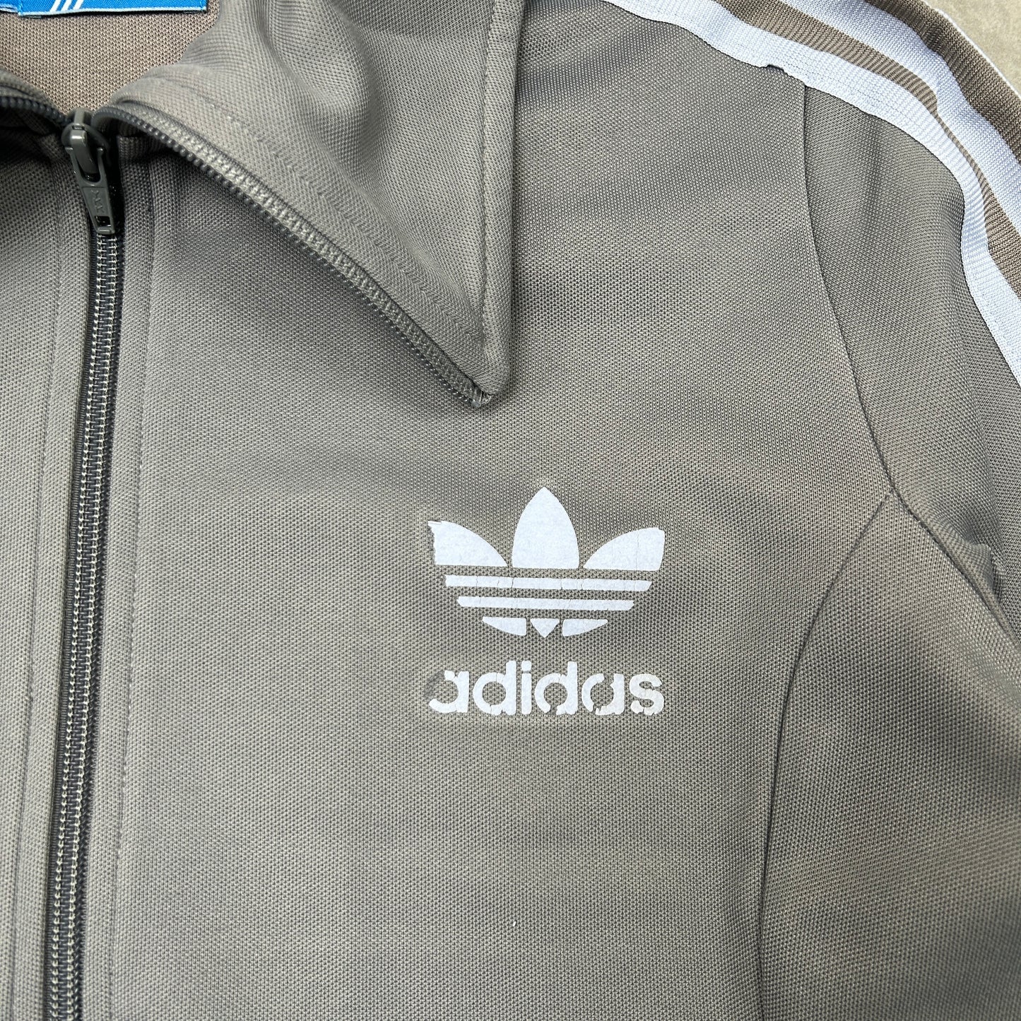 Vintage Adidas Grey Tracksuit Track Shell Windbreaker Jacket - S