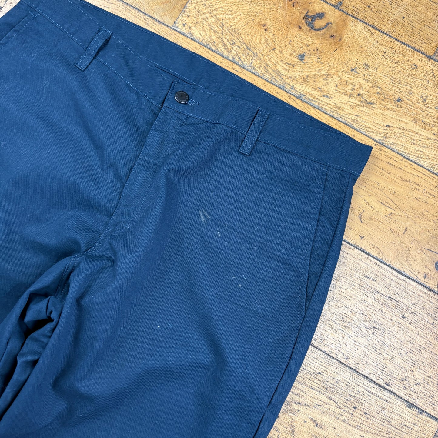 Vintage Dickies 874 Navy Baggy Skate Trousers - 36