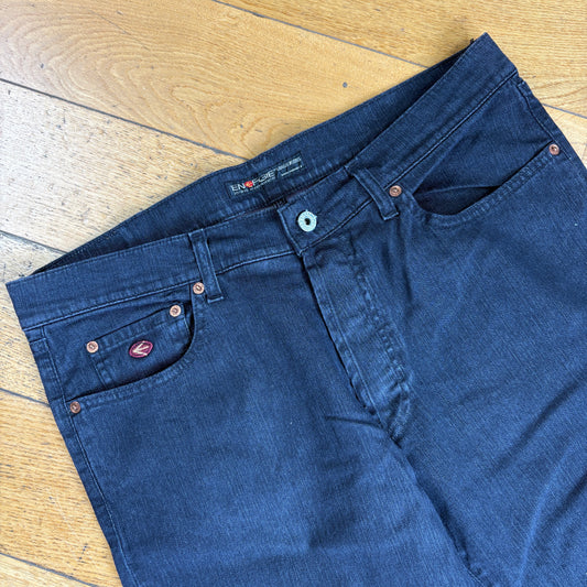 Vintage Energie Skate Baggy Straight Black Jeans - 36