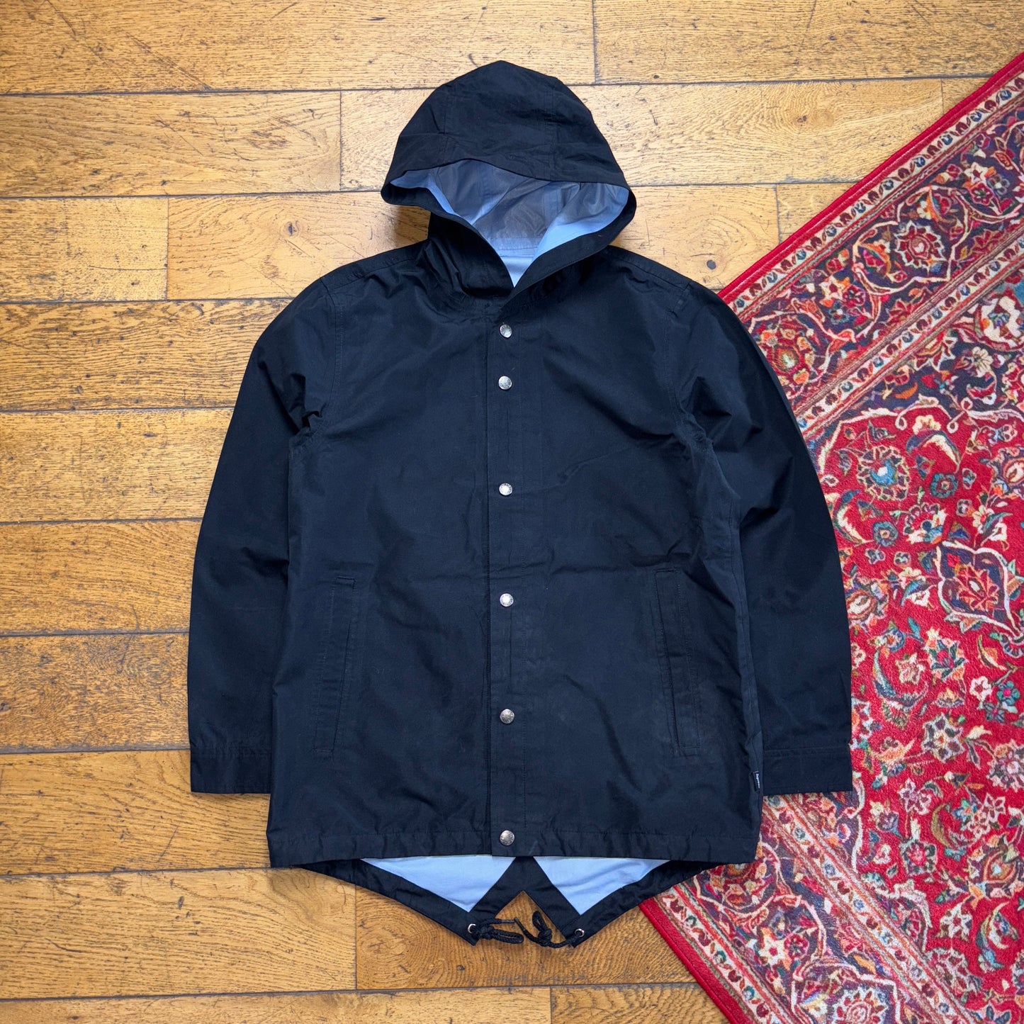 Vintage Supreme Black Coach Waterproof Jacket - XS