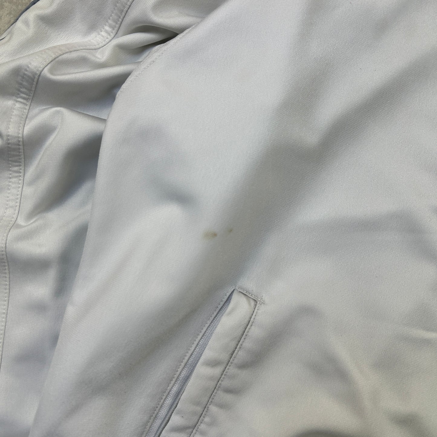 Vintage Adidas White Tracksuit Track Shell Windbreaker Jacket - L