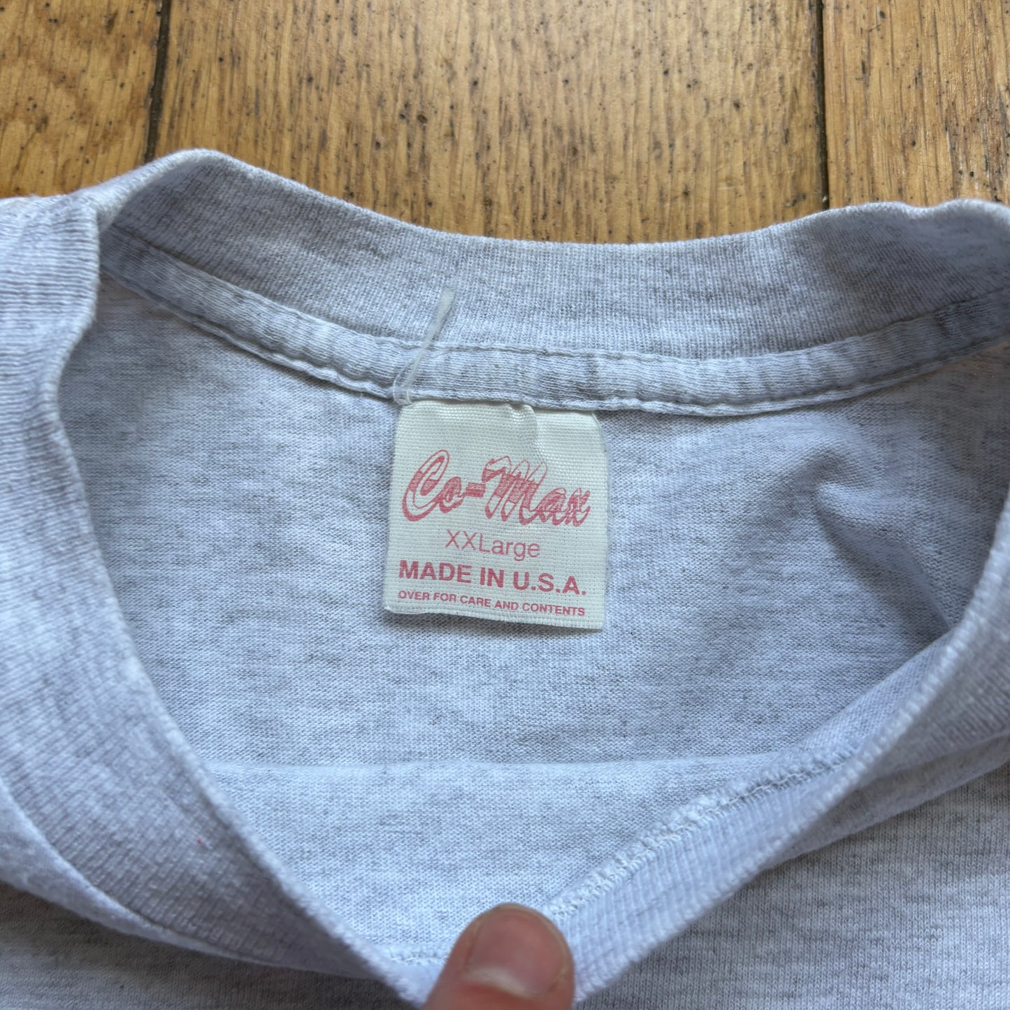 Vintage 90s Jack Shit Single Stitch Grey Graphic T-Shirt - XXL
