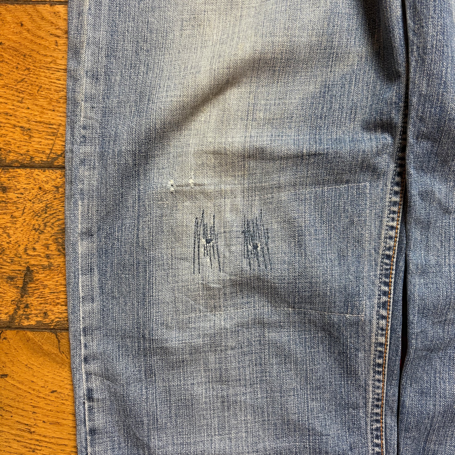 Vintage Levis 539 Baggy Blue Denim Jeans - 30R