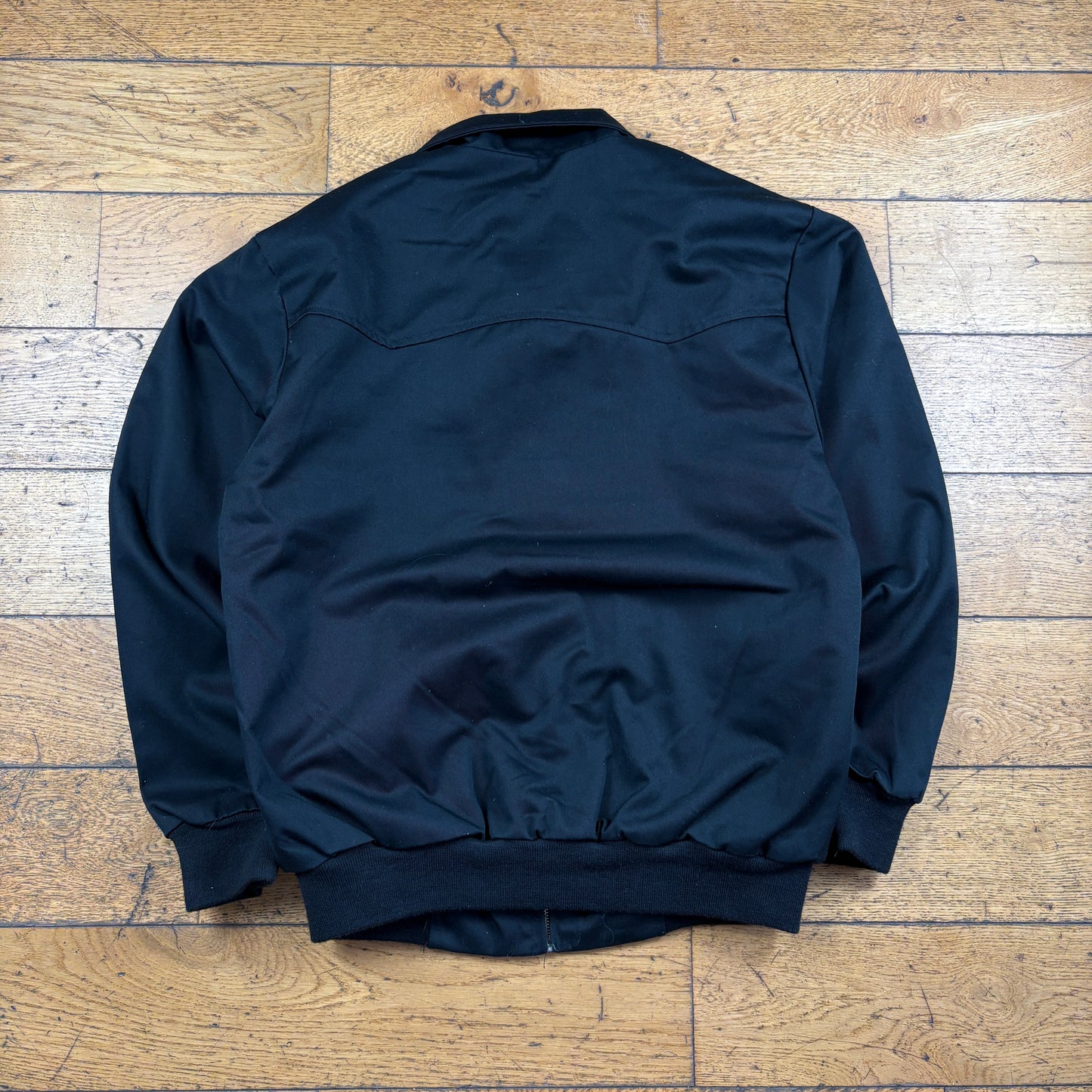 Vintage Knightsbridge Black Harrington Jacket - M