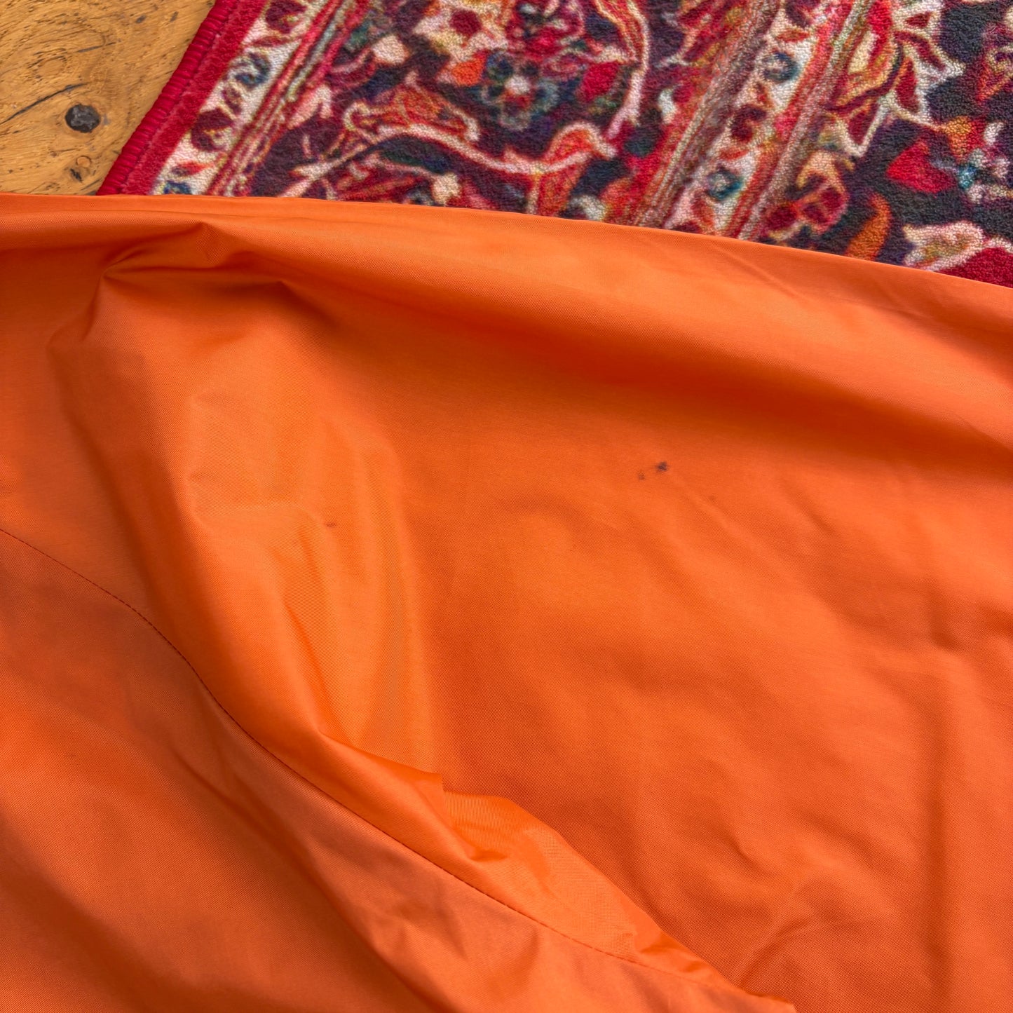 Vintage Orange Nylon Coach Harrington Jacket - XXL