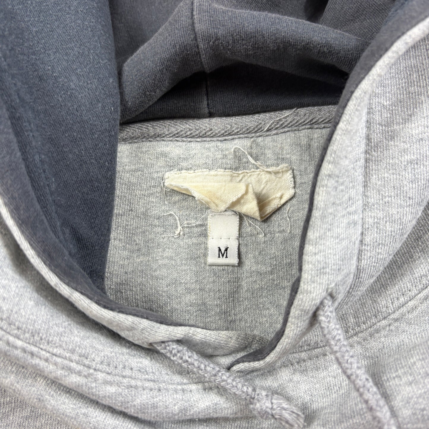 Vintage Crossover Embroidered Grey Hoodie Sweatshirt - M