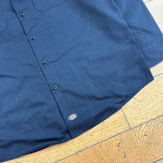 Vintage Dickies Black Workwear Shirt - XL