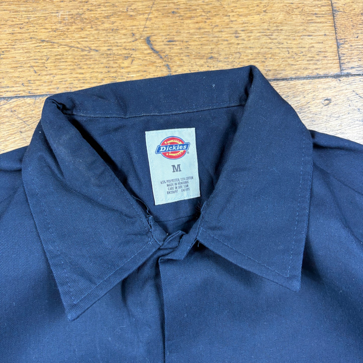 Vintage Dickies Black Workwear Short Sleeve Shirt - M