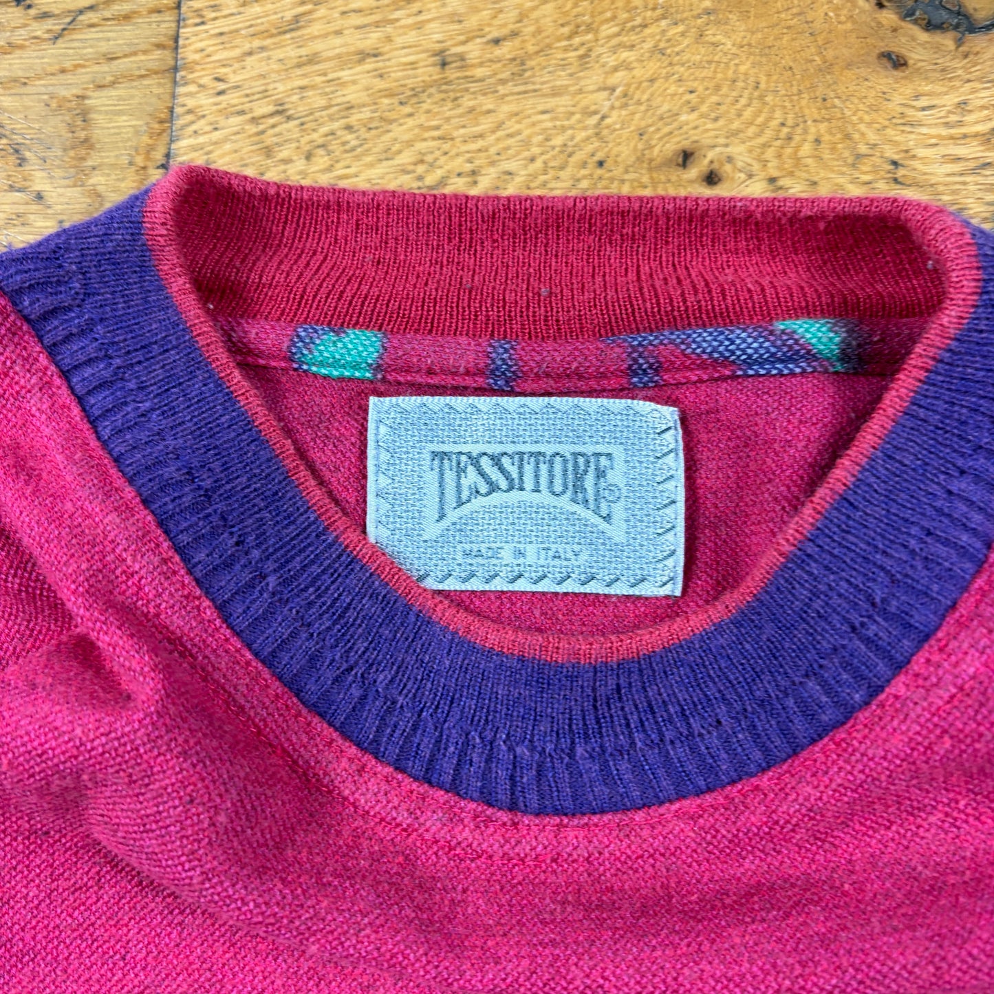 Vintage 90s Pattern Pink Graphic T-Shirt - XL