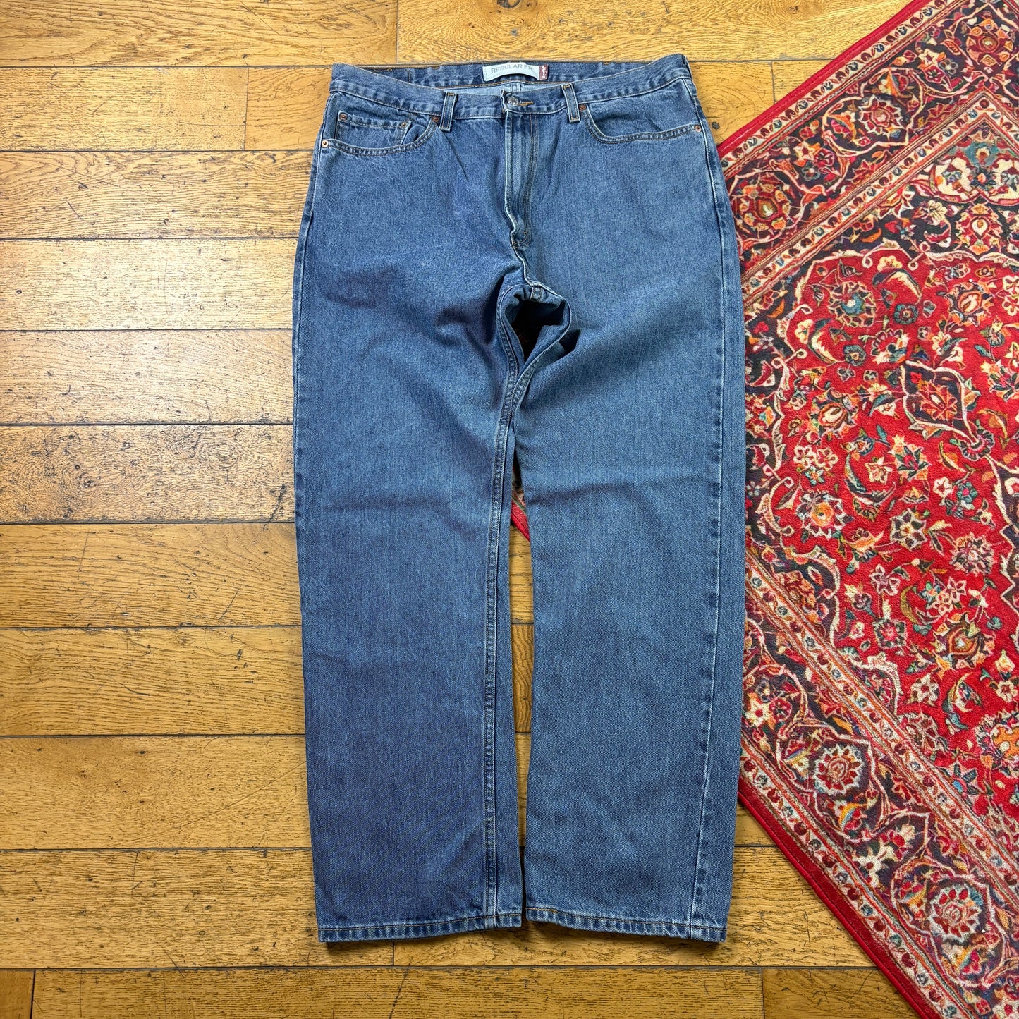 Vintage Levis 505 Straight Blue Denim Jeans - 38