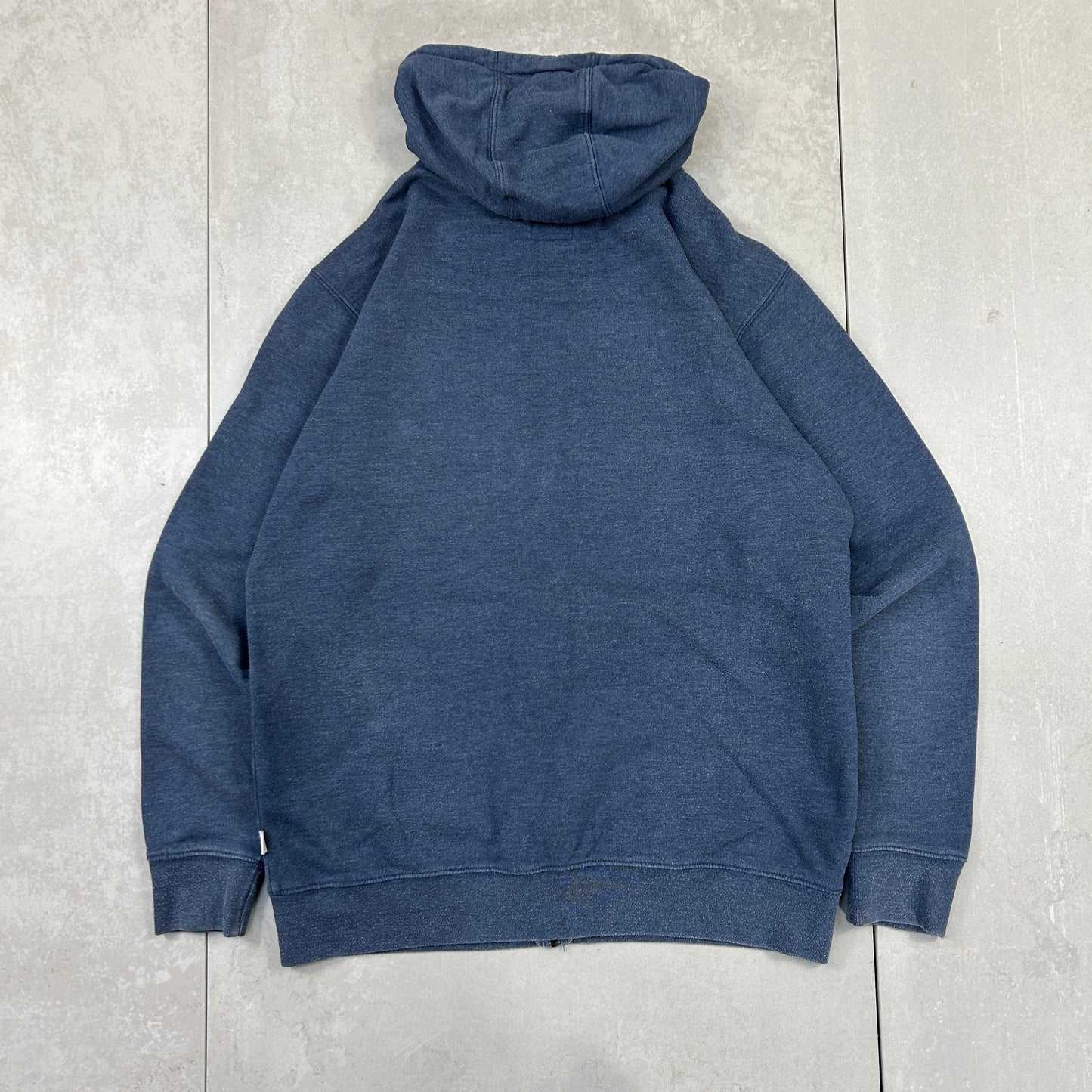 Vintage 00s Vans Skate Navy Embroidered Zip Hoodie Sweatshirt - L
