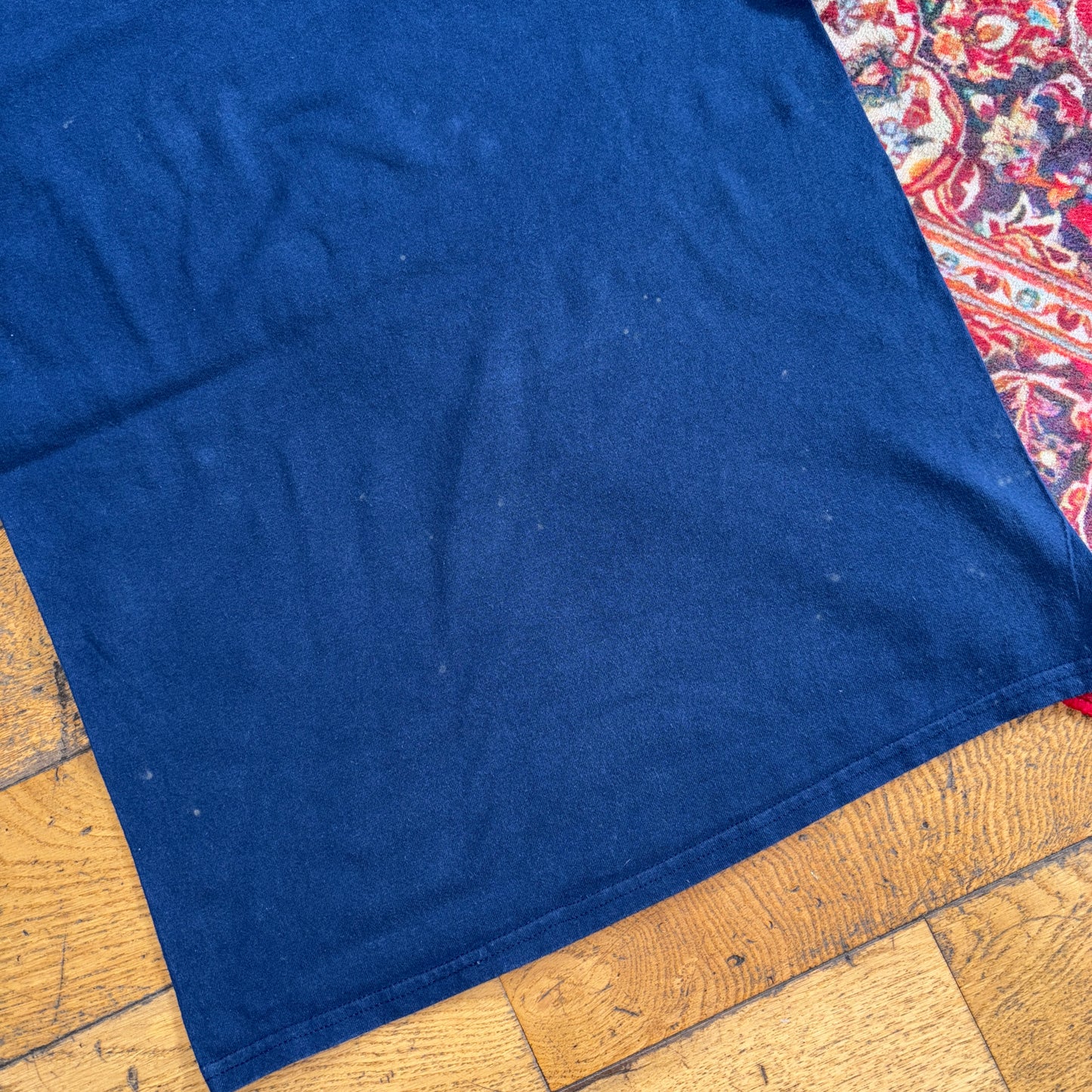 Vintage Thrasher Navy Skate Graphic T-Shirt - S