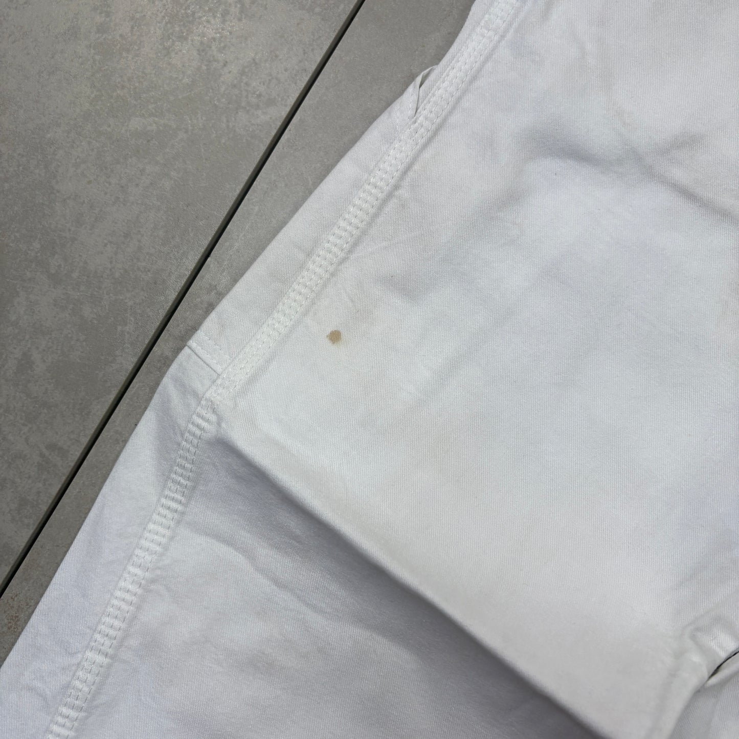 Vintage Dickies Workwear White Carpenter Baggy Trousers - 32