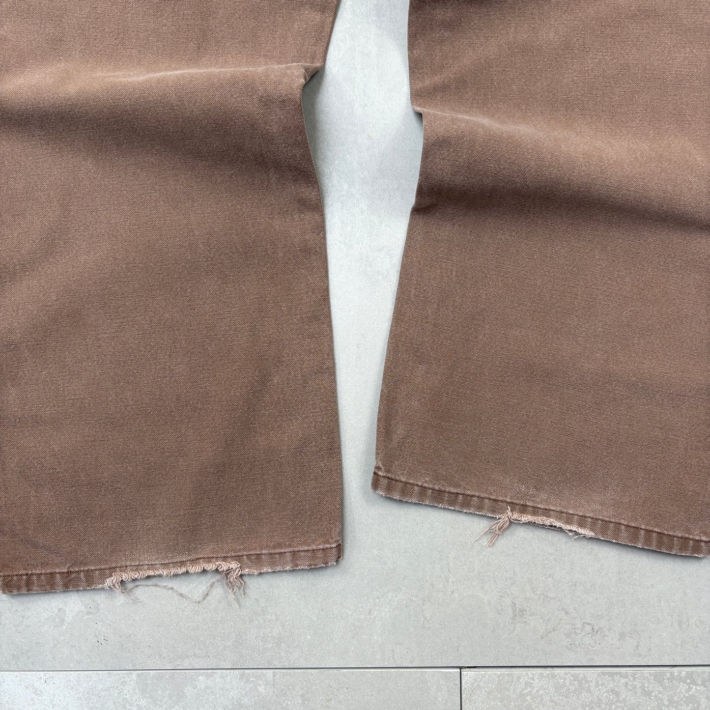 Vintage Dickies Workwear Carpenter Brown Baggy Trousers - 42