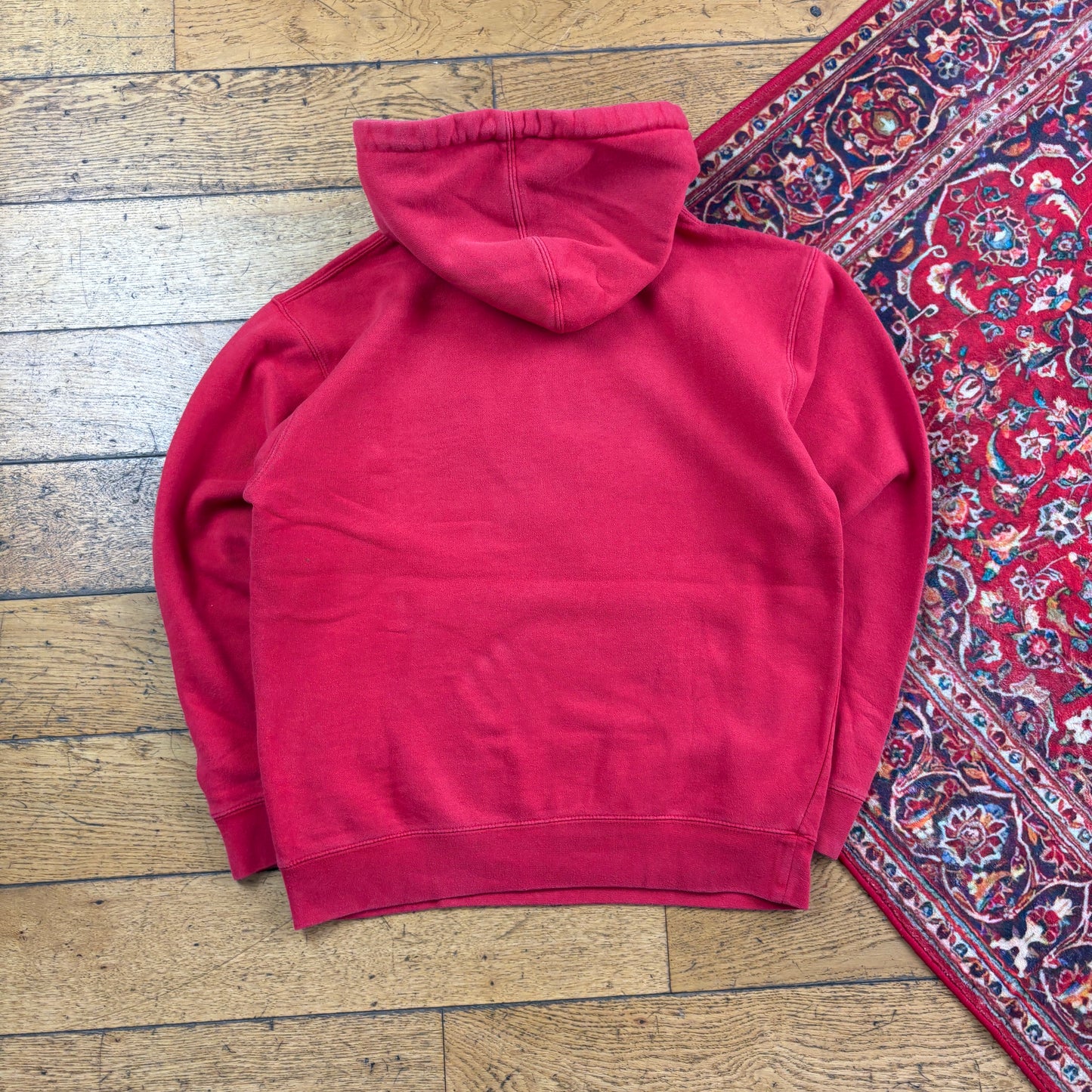 Vintage Thrasher Red Skate Hoodie Sweatshirt - M