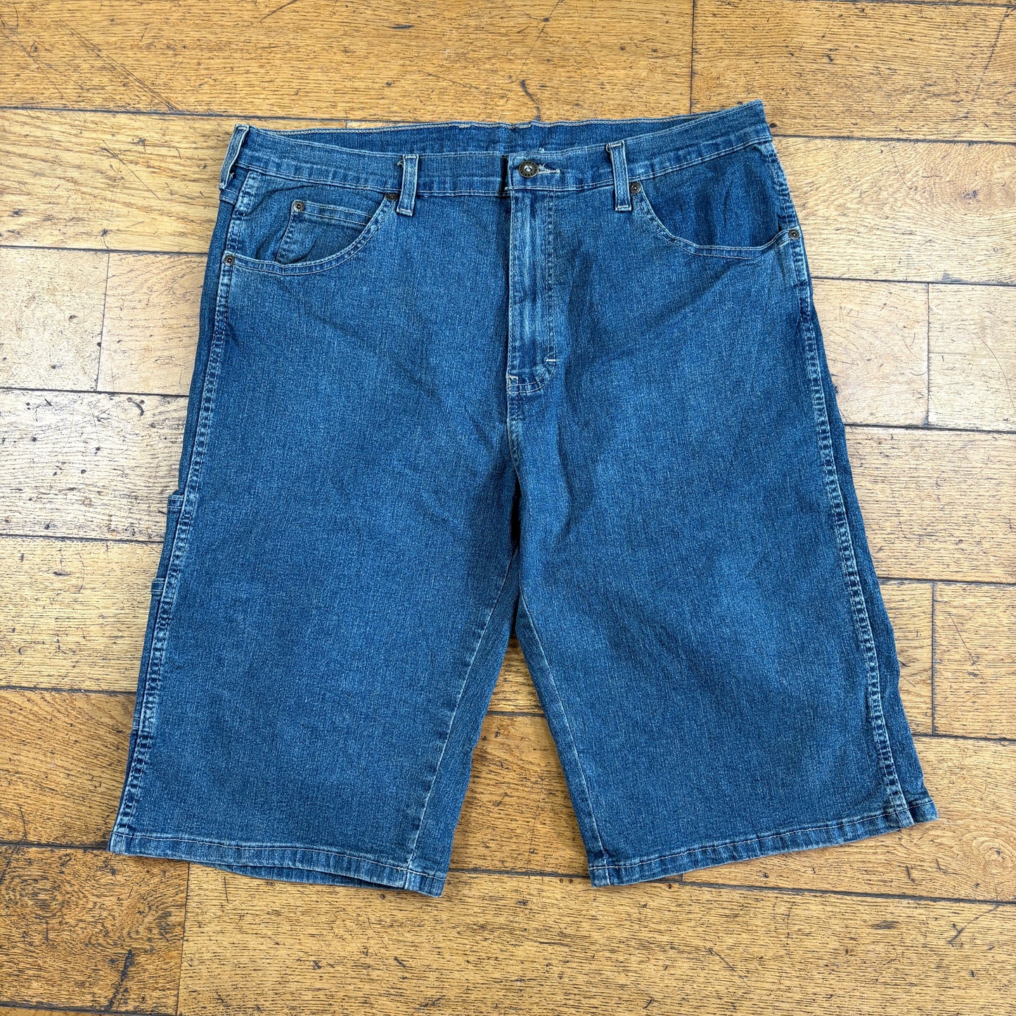 Vintage Dickies Workwear Carpenter Blue Shorts - 36