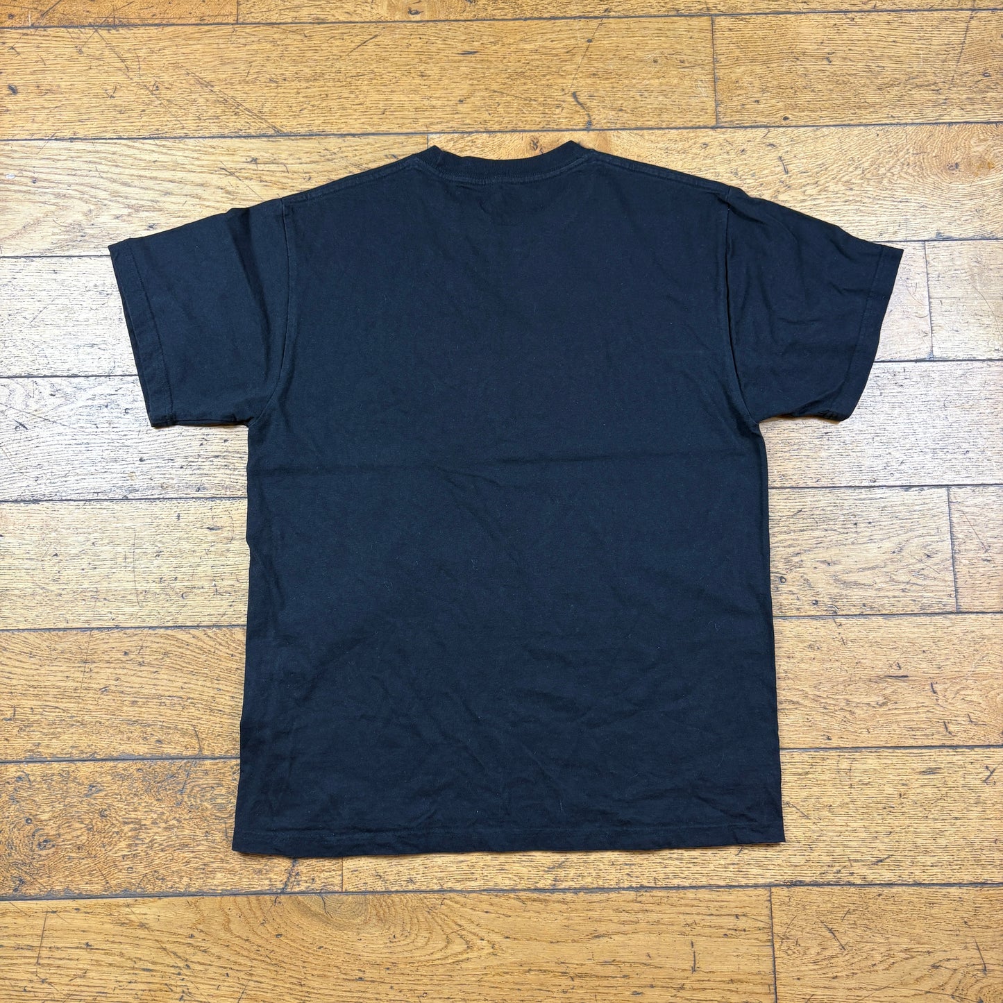 Vintage Funny Slogan Black Graphic T-Shirt - S