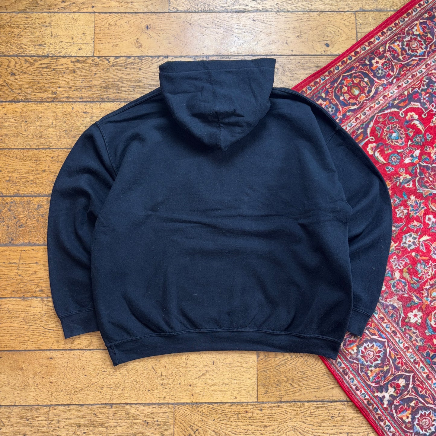 Vintage Dream Sport Black Hoodie Embroidered Sweatshirt - XL