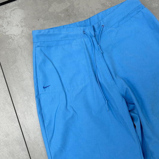 Vintage Nike Womens Blue Baggy Tracksuit Track Pants Bottoms - Size 10