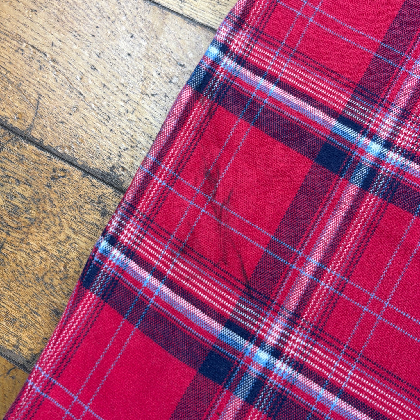 Vintage Ralph Lauren Red Check Polo T-Shirt - M