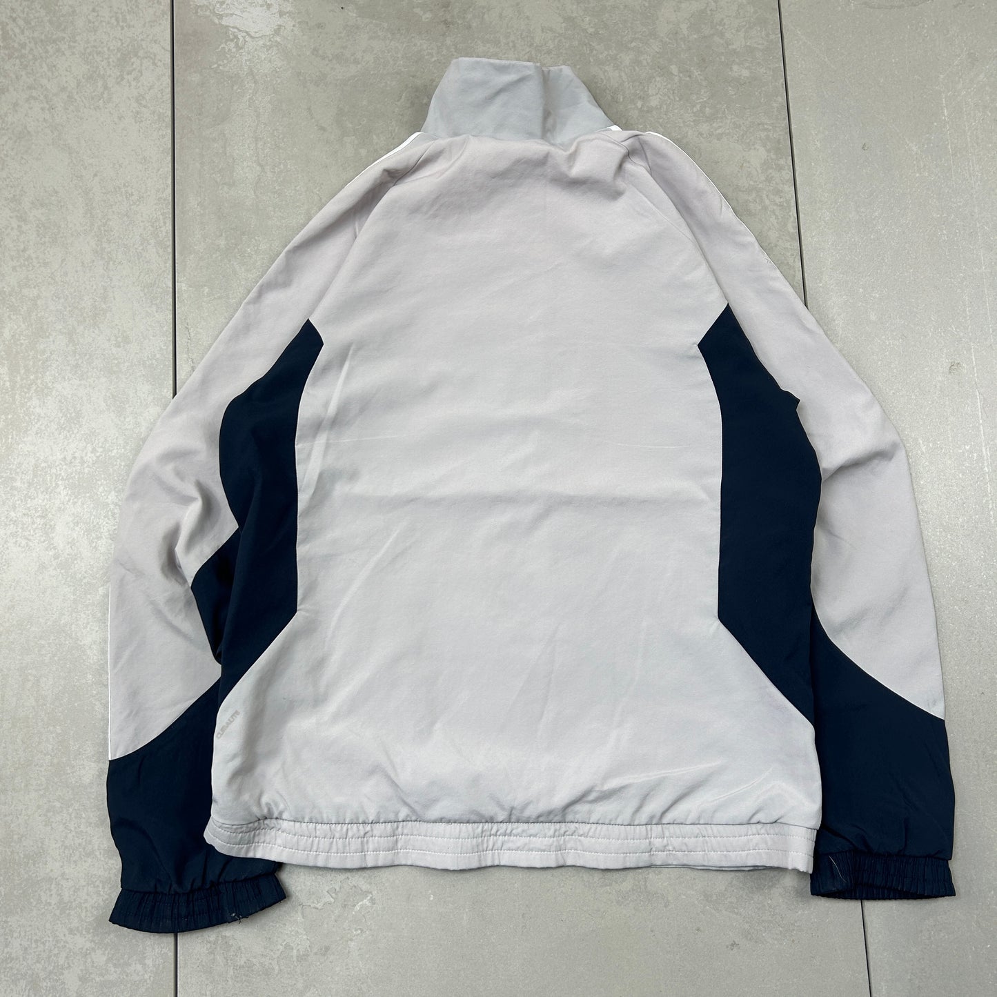 Vintage Adidas Grey Tracksuit Track Shell Windbreaker Jacket - M